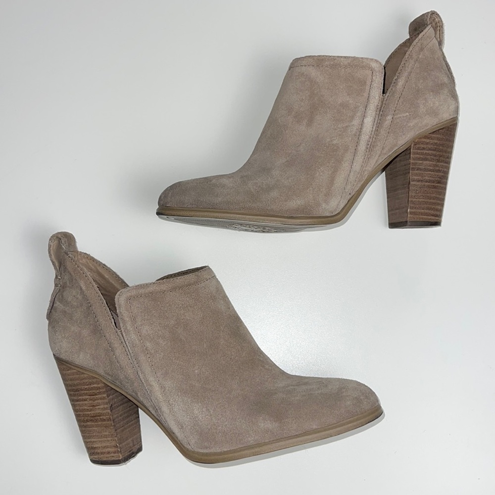 Women's Tan Suede Ankle Boots